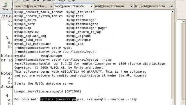 Redhat Enterprise linux 5 MySQL Introduction Part3 смотреть онлайн