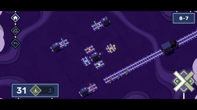 Railbound Level 8-5, 8-6, 8-7, 8-8 walkthrough смотреть онлайн