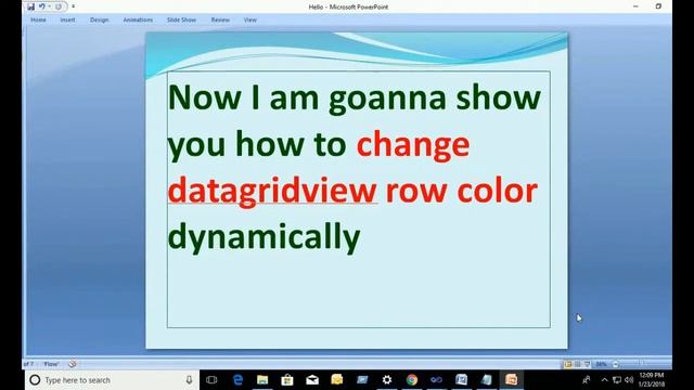 how to change datagridview row color based condition in c# with source code dynamically. смотреть онлайн