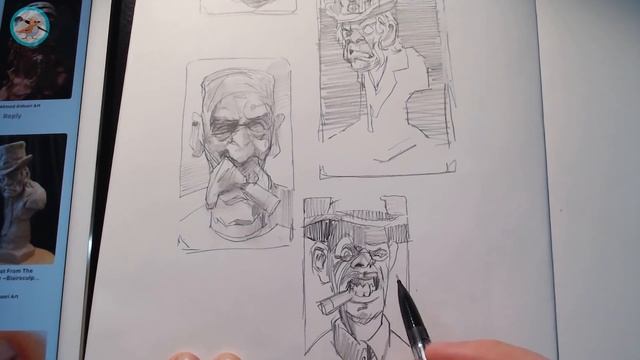 Real-time sketching #meds100heads (no voice) смотреть онлайн