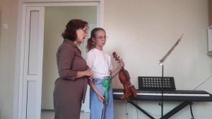«Работа над штрихами в классе скрипки» Урок  пр.  Давыдовой Т. В.  ч.1