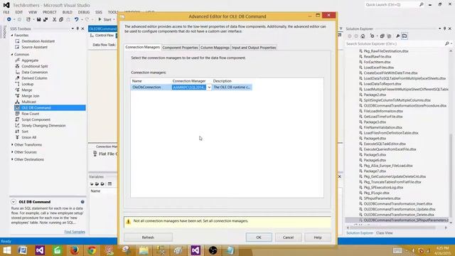 SSIS Tutorial Part 46- Call a Stored Procedure with input Parameters in OLEDB Command Transformatio смотреть онлайн