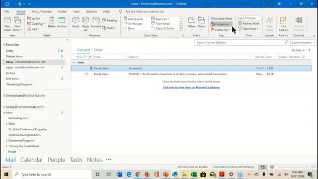 New Outlook Simplified Ribbon Quick Video Tip смотреть онлайн