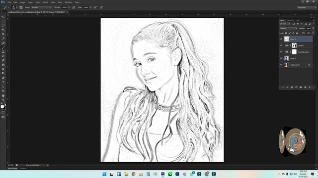 Photoshop Tutorial: How to make PHOTOS into Pencil DRAWINGS #photoshop #pencilsketch смотреть онлайн