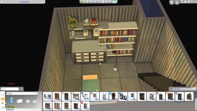 SECRET UNDERGROUND BUNKER | The Sims 4: StrangerVille | Speed Build смотреть онлайн
