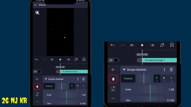 Snow efects Tutorial Alightmotion | Simple Starfield Efect Alightmotion Tutorial | смотреть онлайн