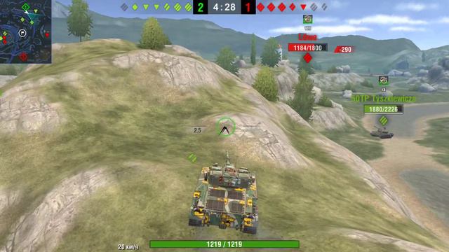 Wot Blitz: Первый бой на новом GSOR 1008 смотреть онлайн