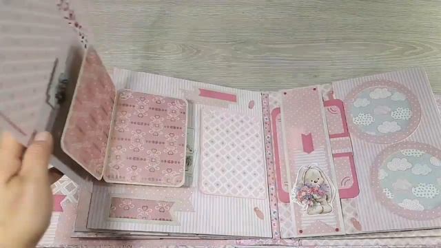 Интерактивный альбом, первого года жизни для девочки\Скрапбукинг\Children's photo album смотреть онлайн