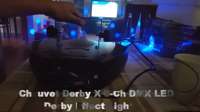 Chauvet Derby X 8 Ch DMX LED Derby Effect Light Open Box смотреть онлайн