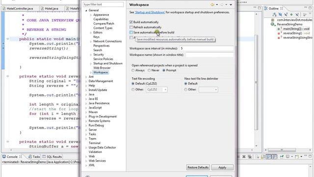SAVE AUTOMATICALLY BEFORE BUILD IN ECLIPSE смотреть онлайн