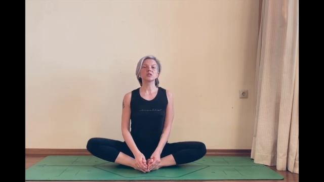 Путь к асане - Баддха Конасана - поза связанного угла - подробное объяснение. смотреть онлайн