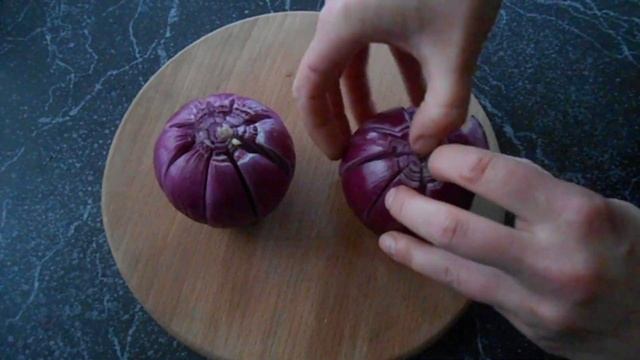 Красота из ничего! Лотос из лука. Цветы из запеченного лука. ЛЕГКО. смотреть онлайн