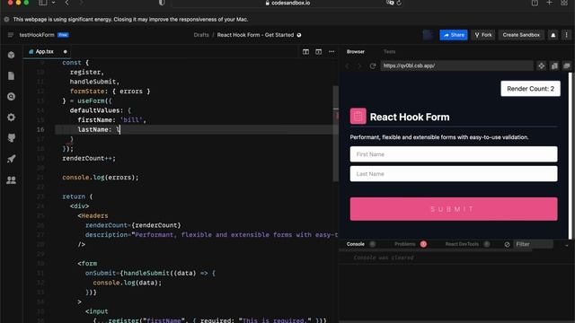 React Hook Form - Get Started смотреть онлайн
