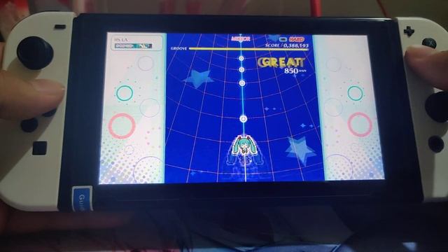 Groove Coaster Wai Wai Party!!!! "METEOR" Hatsune Miku (HARD S+) Nintendo Switch Gameplay. смотреть онлайн