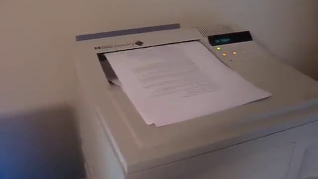 HP LaserJet 4M Plus Duplexer Demo смотреть онлайн