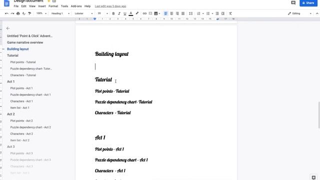 Game design document for a point and click adventure - DEVLOG 2 смотреть онлайн