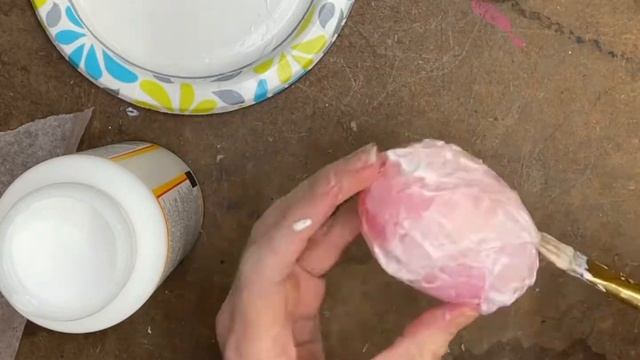 Mod Podge and an Easter Egg