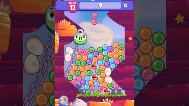 Angry Birds Dream Blast Level 145 💣 (by match3news.com) смотреть онлайн