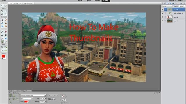 How to make Thumbnails wiht Adobe PhotoShop Elements 15 смотреть онлайн