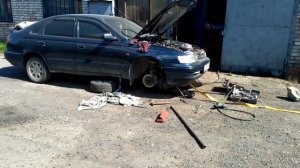 как открутить прикипевший болт шкива коленвала