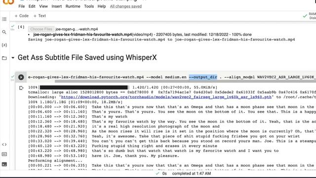 WhisperX - Word-level Timestamps With Whisper - Subtitles Transcription