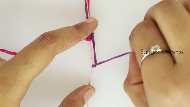 How to make friendship band/rakhi using woolen/cotton thread at home |Handmade bracelet|Rakshabanda смотреть онлайн