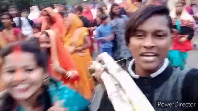 celebration chhath puja || in nakari waterfall || смотреть онлайн