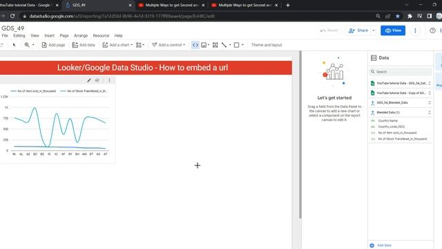 How to embed a URL in Google Data Studio or Looker | Embedding URL or Link in Looker or data studio смотреть онлайн