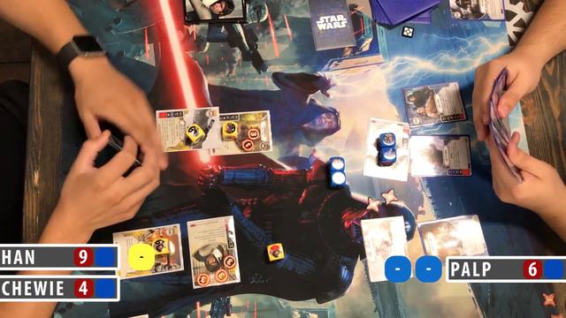 Star Wars Destiny: Emperor Palpatine vs Han and Chewie смотреть онлайн