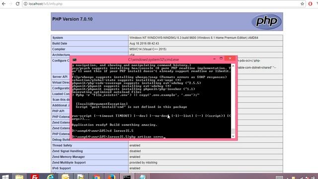 Install Laravel 5.5 Version OR Laravel Fresh Version Through Composer смотреть онлайн