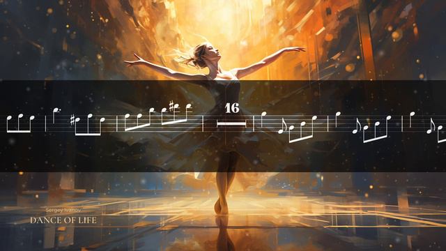 Sergey Ivanov - Dance of Life (Animated Sheet Music) смотреть онлайн