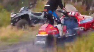 Снегоход на колёсах