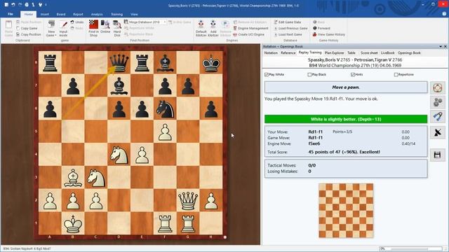 Replay Training in ChessBase 15 смотреть онлайн