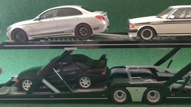 Camion Mercedes Actros Gigaspace NZG 1/18 смотреть онлайн