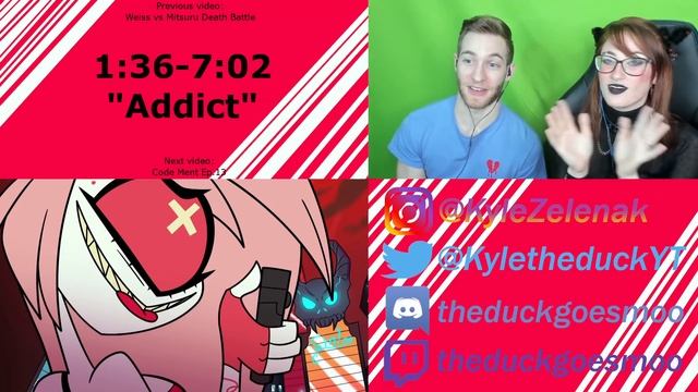 EXOTIC DANCER REACTS TO "Addict Music Video" (Hazbin Hotel Reaction!) смотреть онлайн