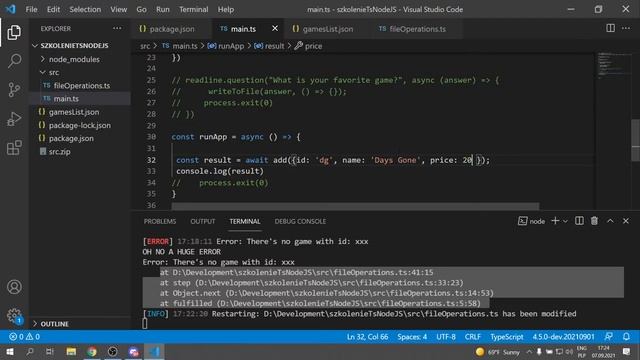 Szkolenie z TypeScript i NodeJS #2 смотреть онлайн