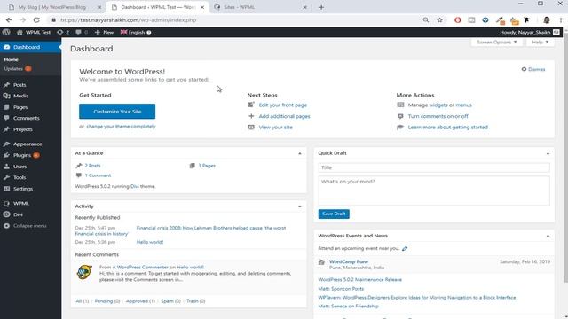 WPML Multilingual Plugin For Wordpress Tutorial - How to Translate & Make Multilingual Website 2019 смотреть онлайн