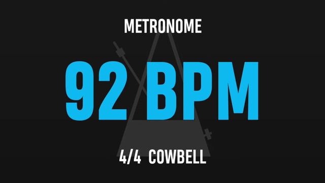 92 BPM 4/4 - Best Metronome (Cowbell) смотреть онлайн