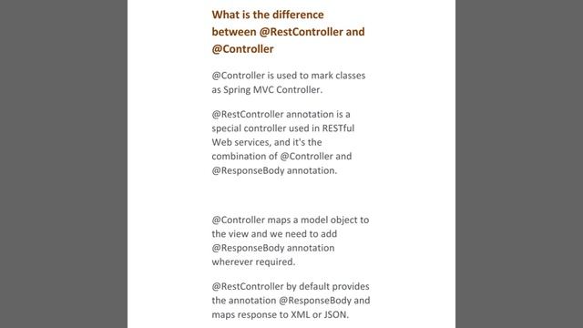 What is RestController annotation? @javasip-official смотреть онлайн