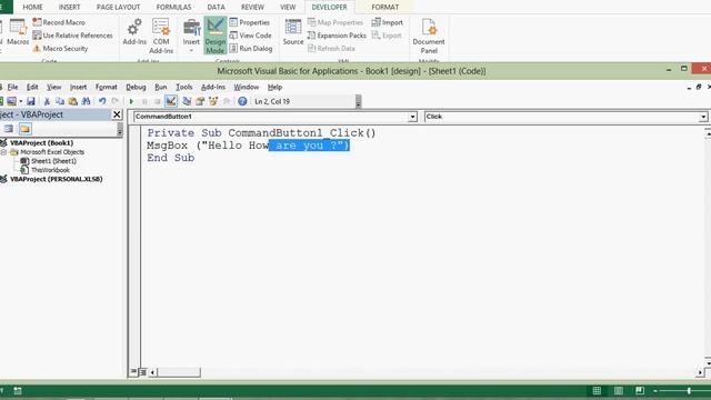 Excel VBA Tutorial 03 - Message Box смотреть онлайн