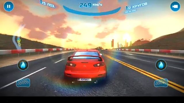 Asphalt Nitro на Android (Русская версия игры) смотреть онлайн