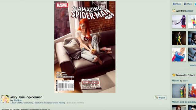 Weird Spider-Man Fan Art смотреть онлайн