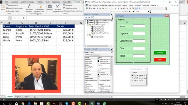 EM112 UserForm per popolare database (Parte 2/4) l'importanza dell' aspetto Excel VBA смотреть онлайн