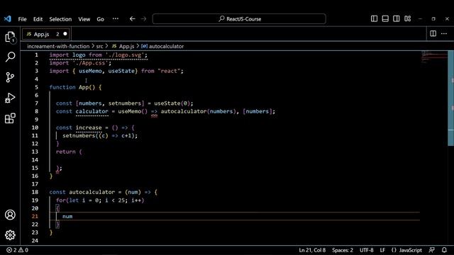 React JS | Increment With Function | Tutorial #7 смотреть онлайн