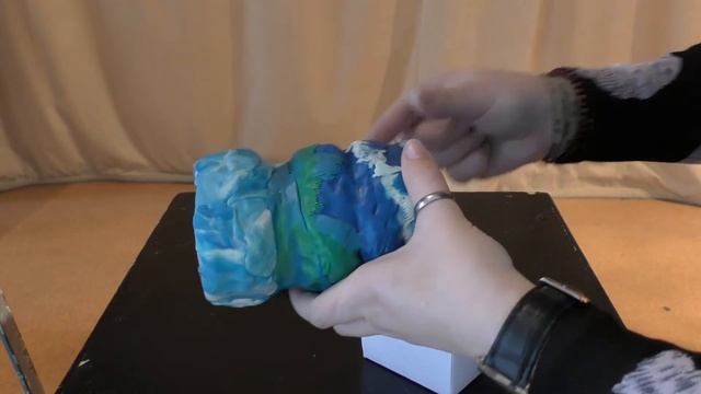 Поделки из пластика и пластилина. Пластилиновое море. Делаем вазу своими руками смотреть онлайн