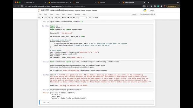Distributed GPU Training using Hugging Face Transformers + Accelerate ML with SageMaker QuickStart смотреть онлайн
