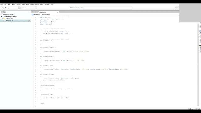 Как сделать игру на Unity 5 #6 урок работы с мышью смотреть онлайн
