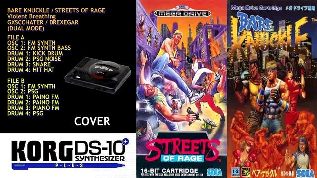 Korg DS-10 Streets of Rage Violent Breathing FM Mod смотреть онлайн