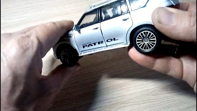 Realistic miniature of a cast model of NISSAN PATROL in scale смотреть онлайн
