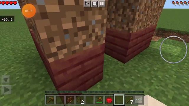 Плоский мир Minecraft. Игра, Выращиваем деревья акации. смотреть онлайн